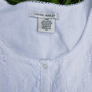 Vintage Laura Ashley Embroidered Blouse